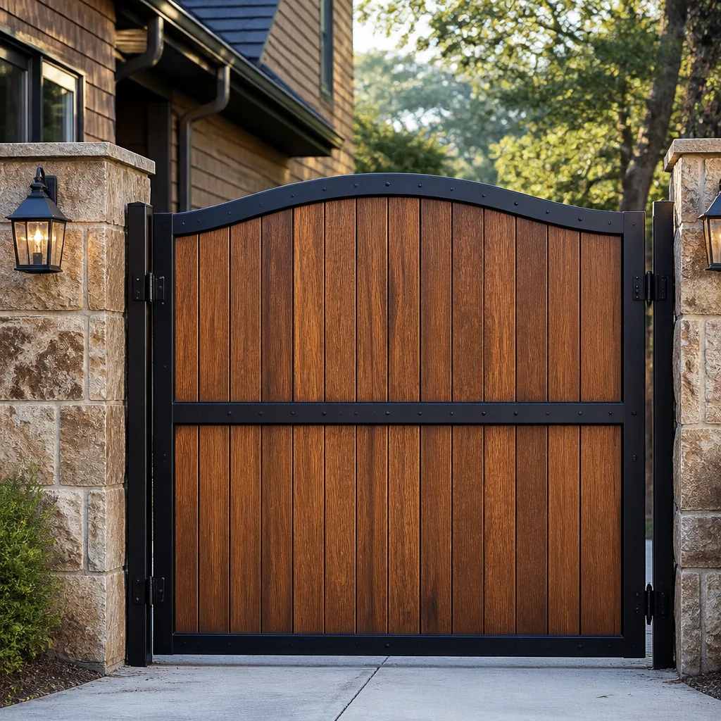 Wood & steel frame